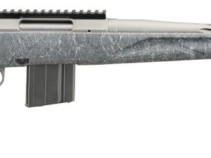 Ruger 46910 American Gen II Full Size 6mm ARC 10+1 20" Cobalt Cerakote Threaded Barrel, Picatinny Rail Steel Receiver, Gray Splatter Adjustable Synthetic Stock