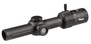 Sig Sauer Electro-Optics SOTM61001 Tango-MSR LPVO (SFP) Black 1-6x24mm 30mm Tube Illuminated BDC6 Reticle Features Throw Lever