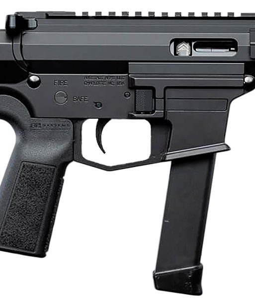 Angstadt Arms AAUDP09P06 UDP-9  9mm Luger 15+1 6" Black Melonite Threaded Barrel, 5.50" Free Float M-LOK Handguards, Black Cerakote Aluminum Picatinny Rail Receiver, Black B5 Grips