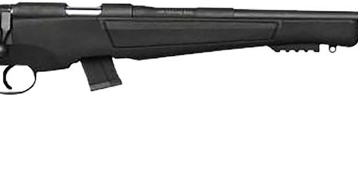 Escort HE22LR2502BK Escort  22 LR 10+1 25" Black Threaded Barrel, Black Grooved Steel Receiver, Black Synthetic Fixed Stock