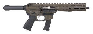 LWRC ICP9PBC8 IC-9  9mm Luger 33+1 8.50" Black Nitride Threaded Barrel, M-LOK Handguard, Patriot Brown Aluminum Receiver w/Integrated Rail Base, Black Pistol Tube, LWRC Ultra Combat Grip, Ambidextrous
