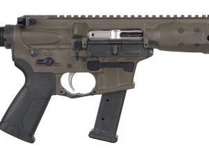LWRC ICP9PBC8 IC-9  9mm Luger 33+1 8.50" Black Nitride Threaded Barrel, M-LOK Handguard, Patriot Brown Aluminum Receiver w/Integrated Rail Base, Black Pistol Tube, LWRC Ultra Combat Grip, Ambidextrous
