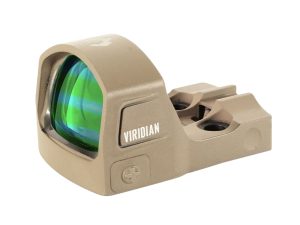 Viridian 9810143 RFX15  Flat Dark Earth 1 x 17 mm x 24 mm 3 MOA Green Dot Shield/Picatinny