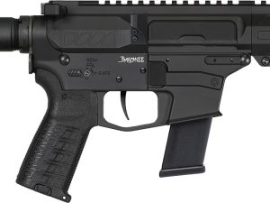 CMMG 45AE70FAB Banshee MKG 45 ACP 13+1 5" Black Nitride Medium Taper Threaded Barrel, EML 4" M-LOK Handguards, Black Armor Cerakote Aluminum Picatinny Rail Receiver, Pistol Tube, CMMG Zeroed Grips