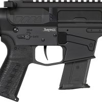 CMMG 57A9A0FAB Banshee MK57 5.7x28mm 20+1 5" Black Nitride Medium Taper Threaded Barrel, M-LOK Handguard, Black Armor Cerakote Aluminum Receiver w/Picatinny Rail, Black Pistol Tube, CMMG Zeroed Grip
