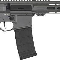 CMMG 30AB20FTNG Banshee MK4 300 Blackout 30+1 12.50" Black Nitride Medium Taper Threaded Barrel, EML 7" M-LOK Handguards, Tungsten Cerakote Aluminum Picatinny Rail Receiver, CMMG Zeroed Grips