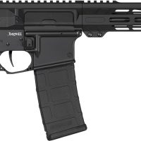 CMMG 55AC20AAB Banshee MK4 5.56x45mm 30+1 12.50" Black Nitride Medium Taper Threaded Barrel, EML 11" M-LOK Handguards, Black Armor Cerakote Aluminum Picatinny Rail Receiver, CMMG Zeroed Grips