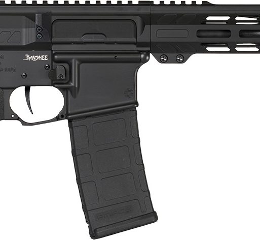 CMMG 30AB20FAB Banshee MK4 300 Blackout 30+1 12.50" Black Nitride Medium Taper Threaded Barrel, EML 7" M-LOK Handguards, Black Armor Cerakote Aluminum Picatinny Rail Receiver, CMMG Zeroed Grips