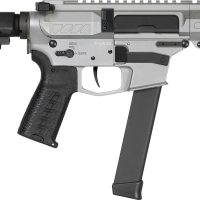 CMMG 99A890FTI Banshee MKGS 9mm Luger 33+1 5" Black Nitride Medium Taper Threaded Barrel, EML 4" M-LOK Handguards, Titanium Cerakote Aluminum Picatinny Rail Receiver, CMMG Zeroed Grips