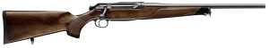 Sauer 80117099 505 Lux Full Size 300 Win Mag 2+1 24" Matte Blued Threaded Barrel, Matte Blued Saddle Mount Steel Receiver, Grade 5 Wood Fixed Stock
