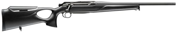 Sauer 80117119 505 Synchro XTC Full Size 6.5 Creedmoor  3+1 22" Matte Blued Threaded Barrel, Matte Blued Saddle Mount Steel Receiver, Black Thumbhole w/Adj Comb Carbon Fiber Stock