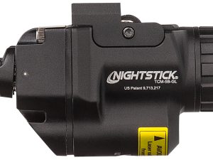 Nightstick TCM5BGL Subcompact Weapon Light with Green Laser  Black Anodized 650 Lumens White LED Glock/Sig Sauer/H&K/Ruger/Smith & Wesson M&P