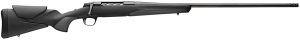 Browning 036003211 X-Bolt 2 Hunter Full Size 243 Win 4+1 22" Matte Black Threaded Sporter Barrel, Matte Black Drilled & Tapped Steel Receiver, Black Adjustable Vari-Tech w/Grip Module Synthetic Stock