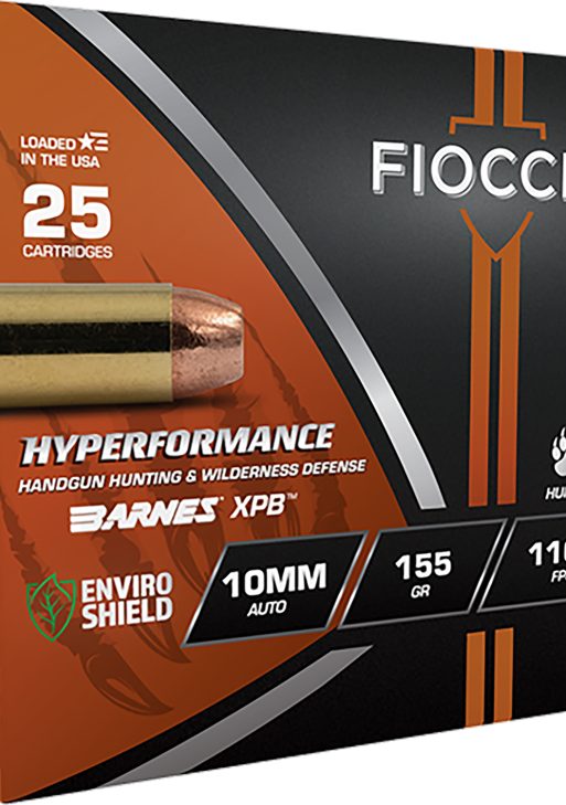 Fiocchi 10BA Hyperformance  10mm 155gr XPB 25 Per Box/8 Case