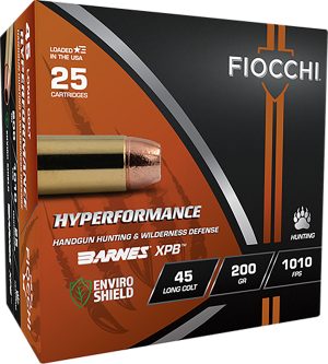 Fiocchi 45LCBA Hyperformance  45Colt 200gr XPB 25 Per Box/8 Case