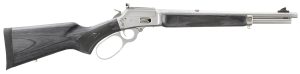 Marlin  1894 Trapper Full Size 44 Special/44 Rem Mag 8+1/9+1 16.10" Satin Threaded Barrel, Satin Stainless Steel Receiver, Fixed Black Laminate Stock