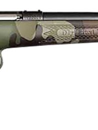 Crickett KSA2170 My First Rifle Gen2 22 S/L/LR Single Shot 16.10" Blued Barrel & Receiver, M81 Woodland Camo Synthetic Fixed Stock, EZ Loader