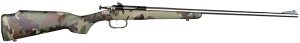 Crickett KSA2171 My First Rifle Gen2 22 S/L/LR Single Shot 16.10" Stainless Steel Barrel & Receiver, M81 Woodland Camo Synthetic Fixed Stock, EZ Loader