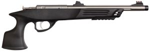Crickett KSA796 Hunter Adult 22 WMR 1rd 9" Threaded Single Shot Stainless Barrel, Black Synthetic Grips