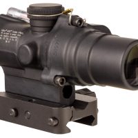 Trijicon 400330 ACOG TA44 Matte Black Anodized 1.5x16mm Illuminated Red Circle w/Dot Reticle