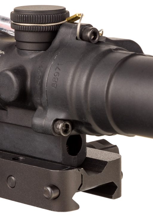 Trijicon 400330 ACOG TA44 Matte Black Anodized 1.5x16mm Illuminated Red Circle w/Dot Reticle