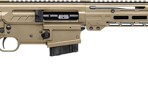CMMG 60AB40CCT Dissent BR4 *CA Compliant 6mm 10+1 16.10" Black Nitride Threaded Barrel, Coyote Tan Cerakote Picatinny Rail Aluminum Receiver, Magpul SGA Black Synthetic Stock