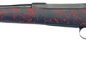 Sauer 80118089 100 Classic XT Sports South Exclusive Full Size 243 Win 5+1 22" Matte Blued Steel Barrel & Drilled & Tapped Receiver, Black/Red Webbing HS Precision Synthetic Stock