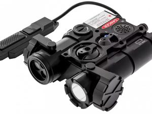 AGM Global Vision WLAD-CLA1-B1 WLAD 1B  Black Green Laser & IR Pointer/Illuminator Coaxial Dual Laser White LED 300 Lumen