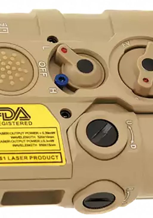 AGM Global Vision WLAD-CLA1-T1 WLAD-1T  Tan Ultraviolet Laser & IR Pointer/Illuminator Coaxial Dual Laser White LED 300 Lumen