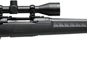 Savage Arms 32010 Axis XP Combo 270 Win 4+1 22" Matte Black Button Rifled Barrel, Matte Black Drilled & Tapped Carbon Steel Receiver, Fixed Sporter Black Synthetic Stock, Weaver 3-9x40mm, Right Hand