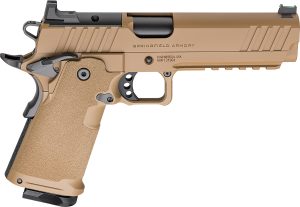 Springfield Armory PH9119AOSCBLC 1911 DS Prodigy 9mm 10+1 5" Coyote Brown Cerakote Optic Ready Carbon Steel Slide Polymer Grip