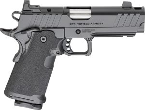 Springfield Armory PH9117AOSCOMP 1911 DS Prodigy 9mm Luger 20+1 4.25" Stainless Match Grade Bull Barrel, Black Cerakote Optic Ready Serrated Carbon Steel Slide & Frame w/Beavertail, Black Polymer Grip