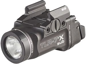 Streamlight 69406 TLR-7 X Sub USB  Black Anodized 500 Lumens  White LED Sig Sauer P365/P365 XL