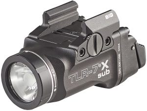 Streamlight 69406 TLR-7 X Sub USB  Black Anodized 500 Lumens  White LED Sig Sauer P365/P365 XL