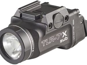 Streamlight 69407 TLR-7 X Sub USB  Black Anodized 500 Lumens  White LED S&W M&P M2.0 Subcompact/Beretta Px4 Storm