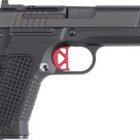 Dan Wesson 92114 DWX  Compact Frame 9mm Luger 10+1 4" Black Match Grade Barrel Black DLC Serrated Slide Black Aluminum Frame w/Beavertail Black Aluminum Grip