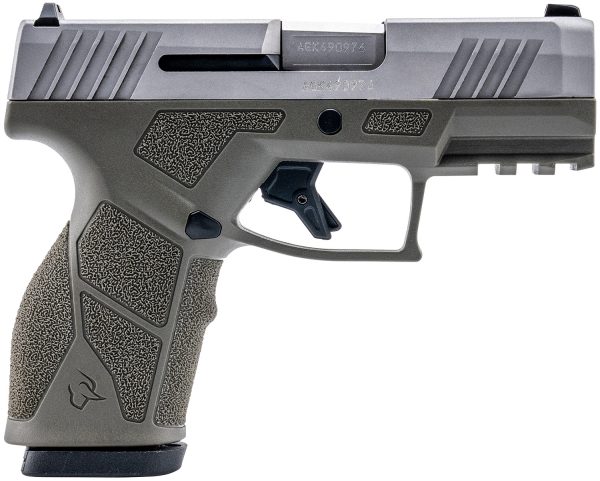 Taurus 1-GX2939O GX2  9mm Luger 13+1 3.37" Matte Stainless Steel Barrel, Matte Serrated Stainless Steel Slide, OD Green Polymer Frame w/Picatinny Rail, Polymer Grip