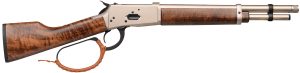 Gforce Arms GFLVR357PN Saddlehorn  357 Mag 5+1 12" Nickel Threaded Barrel & Receiver, Turkish Walnut Stock & Forend, Thread Protector
