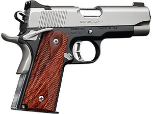 Kimber Mfg.,inc 3200018CA Custom CDP II (CA) 45 ACP 8+1 5" Front Serrations Stainless Steel Slide Brush Polished Front Strap Checkering Laminated Gray/Black Double Diamond Grip