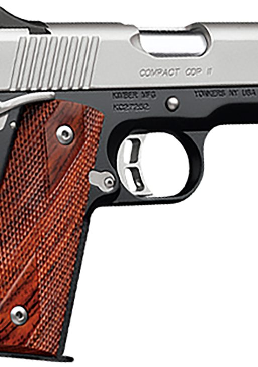 Kimber Mfg.,inc 3200018CA Custom CDP II (CA) 45 ACP 8+1 5" Front Serrations Stainless Steel Slide Brush Polished Front Strap Checkering Laminated Gray/Black Double Diamond Grip