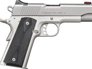 Kimber Mfg.,inc 3200052CA Stainless Pro Carry II (CA) 45 ACP 7+1 4" Stainless Steel Slide Satin Silver Black Synthetic Double Diamond Checkering Grip