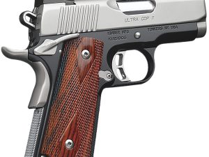 Kimber Mfg.,inc 3200057CA Ultra CDP II (CA) 45 ACP 7+1 3" Satin Silver Stainless Steel Slide Matte Black KimPro II Rosewood Double Diamond Grip