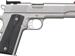 Kimber Mfg.,inc 3200108CA Stainless Target II (CA) 9mm 9+1 5" Satin Silver Front Serrations Stainless Steel Slide Black Synthetic Double-Diamond Checkering Grip