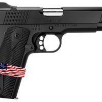 Kimber Mfg, Inc 3000502 Custom LW Liberty 9mm Luger 7+1 5" Stainless Match Grade Barrel, KimPro Black Serrated Steel Slide, KimPro Black Aluminum Frame w/Beavertail, ANKA Grip