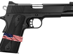 Kimber Mfg, Inc 3000502 Custom LW Liberty 9mm Luger 7+1 5" Stainless Match Grade Barrel, KimPro Black Serrated Steel Slide, KimPro Black Aluminum Frame w/Beavertail, ANKA Grip