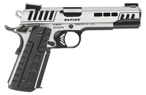 Kimber Mfg.,inc 3000425  Rapide Scorpius 45ACP 8+1 5" Black KimPro II w/ Brush Polished Flats Stainless Steel Slide G10 Grip