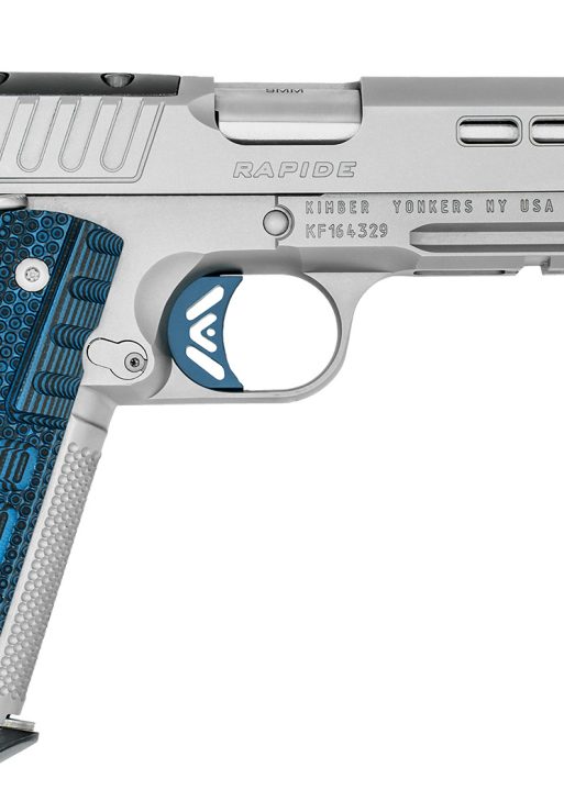 Kimber Mfg.,inc 3000455  Rapide ICE OR 9mm 9+1 5" Stepped Cocking Serrations Stainless Steel Slide G-10 Grip