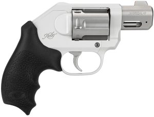 Kimber Mfg, Inc 3400034CA K6XS *CA Compliant Compact 38 Special +P 6 Shot 2" Glass Bead Stainless Steel Barrel, Silver KimPro II Aluminum Frame, Hogue Black Rubber Kimber Grip, Concealed Hammer