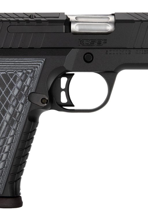 Kimber Mfg.,inc 3100010 KDS9C  9mm 15+1 4.09" KimPro Black Front and Rear Serrations Stainless Steel Slide Gray and Black G10 Crosshatch Grip