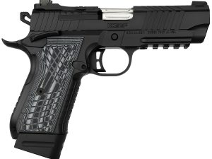 Kimber Mfg.,inc 3100014 KDS9C Rail 9mm 15+1 18+1 4.09" KimPro Black Front and Rear Serrations Stainless Steel G-10 Grip